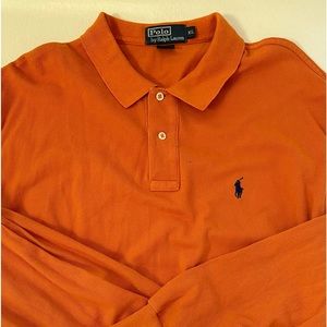 (Polo Ralph Lauren) Mesh Long-Sleeve Polo Shirt -Classic Fit